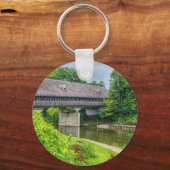 Frankenmuths Covered Bridge Schlüsselanhänger (Vorderseite)