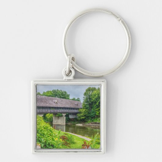 Frankenmuths Covered Bridge Schlüsselanhänger (Vorne)