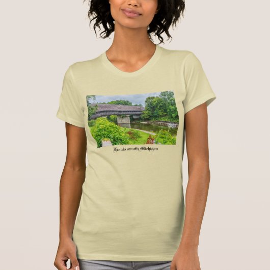Frankenmuths Covered Bridge T-Shirt (Vorderseite)