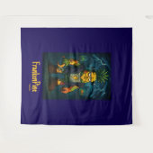 FrankenPine Wall Art Tapestry - Ananas Imperium Wandteppich (Vorderseite (Horizontal))