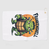 Frankenshell Turtle Golfhandtuch (Horizontal)