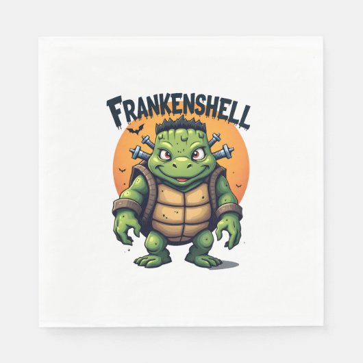 Frankenshell Turtle Serviette (Vorderseite)