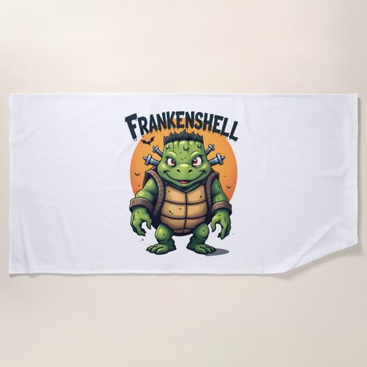 Frankenshell Turtle Strandtuch (Vorderseite)