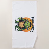 Frankenshell Turtle Strandtuch (Vorderseite)