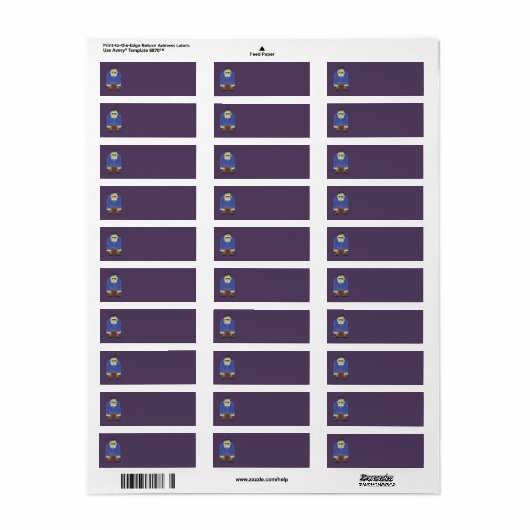 Frankenstein Address Labels (Vorne)
