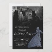 Frankenstein-Bachelorette Halloween Einladung (Vorderseite)