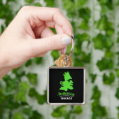 Frankenstein, Bar, Disco, Chicago, Illinois Schlüsselanhänger (Hand)