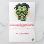 Frankenstein Birthday Card Karte (Innenseite)