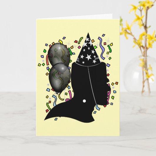 Frankenstein Birthday Karte (Gelbe Blume)