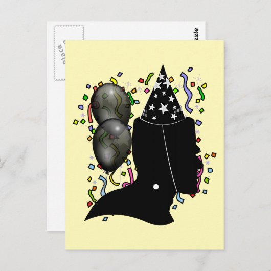 Frankenstein Birthday Postkarte (Vorne/Hinten)