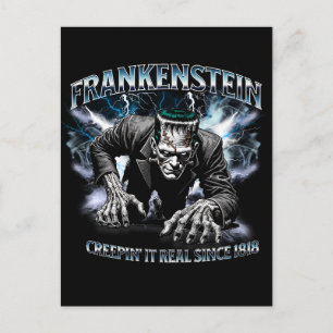 Frankenstein Bootleg Style Postcard Postkarte
