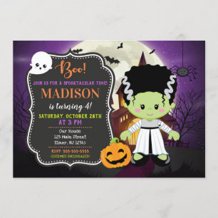 Frankenstein Bride Halloween - Einladung