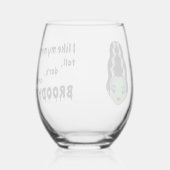 Frankenstein Broody Weinglas Weinglas Ohne Stiel (Rückseite)