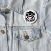 Frankenstein-Bubblegum-Monster-Halloween Button (Beispiel)