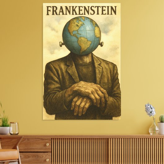 FRANKENSTEIN Canvas Print Leinwanddruck (Insitu (Wohnzimmer))