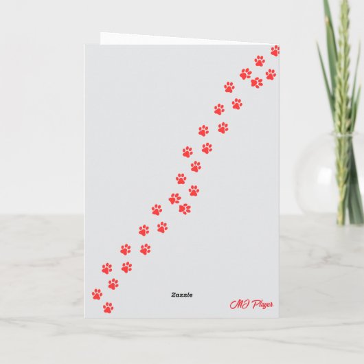 Frankenstein Cat Nickerchen Karte (Rückseite)