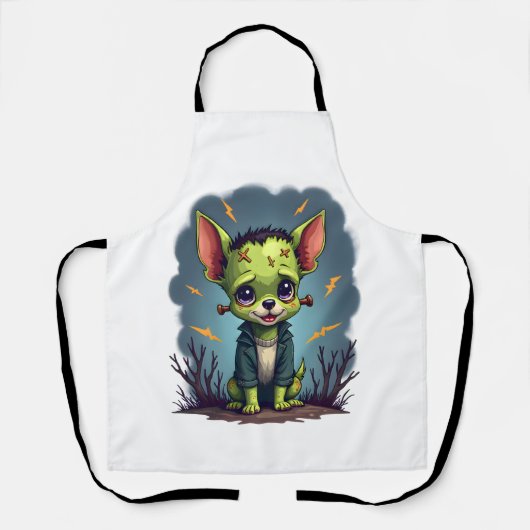 Frankenstein-Chihuahua-Schock Schürze (Vorderseite)