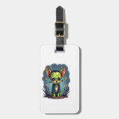 Frankenstein Chihuahua Shock Gepäckanhänger (Vorderseite vertikal)