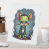 Frankenstein Chihuahua Shock Sockelschild (In Situ)