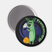 Frankenstein Corgi Magnet (Vorderseite/Rückseite)