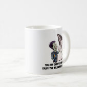 Frankenstein Couple Kaffeetasse (VorderseiteRechts)