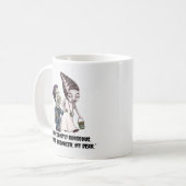 Frankenstein Couple Kaffeetasse (Vorderseite Links)