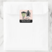 Frankenstein Couples Polterabend Stickers (Tasche)
