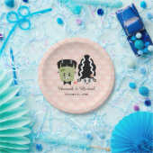 Frankenstein Couples Wedding Pappteller (Party)