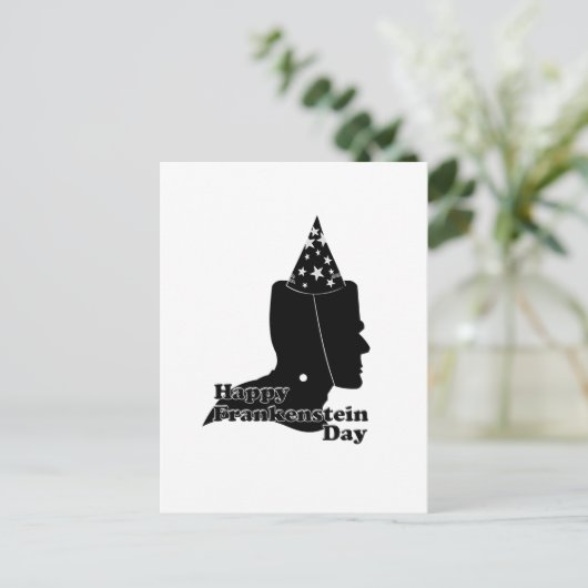 Frankenstein Day Postkarte (Stehend Vorderseite)