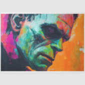 Frankenstein Decoupage Tissue Paper Seidenpapier (Vorderseite)