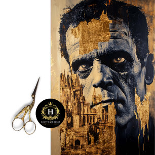 Frankenstein Decoupage Tissue Paper Seidenpapier