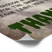 Frankenstein Diaper Raffle Poster (Ecke)