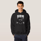 Frankenstein Face Funny Halloween Costume Hoodie (Vorne ganz)