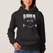 Frankenstein Face Funny Halloween Costume Hoodie (Vorderseite)