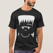 Frankenstein Face Funny Halloween Costume T-Shirt (Vorderseite)