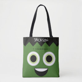 Frankenstein Face Personalisiert Trick oder Treat  Tasche
