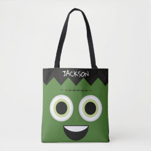 Frankenstein Face Personalisiert Trick oder Treat Tasche