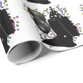 Frankenstein Freitag Geschenkpapier (Rolleneckpunkt)