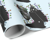 Frankenstein Freitag Geschenkpapier (Rolleneckpunkt)