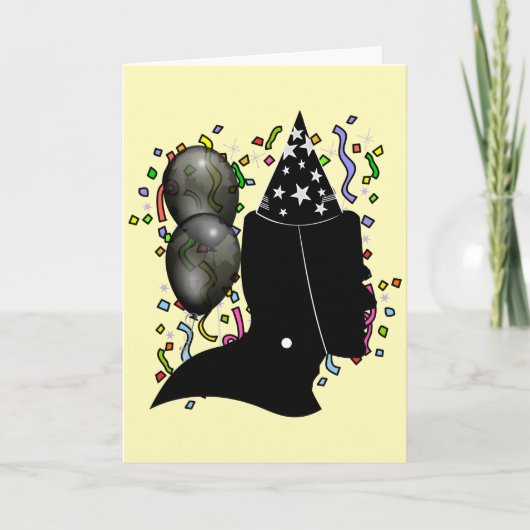 Frankenstein Geburtstag Karte (Vorderseite)