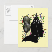Frankenstein Geburtstag Postkarte (Vorne/Hinten)
