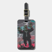 frankenstein Geschöpf im Sturm Gepäckanhänger (Vorderseite vertikal)