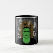 Frankenstein & Ghosts Zweifarbige Tasse (Mittel)
