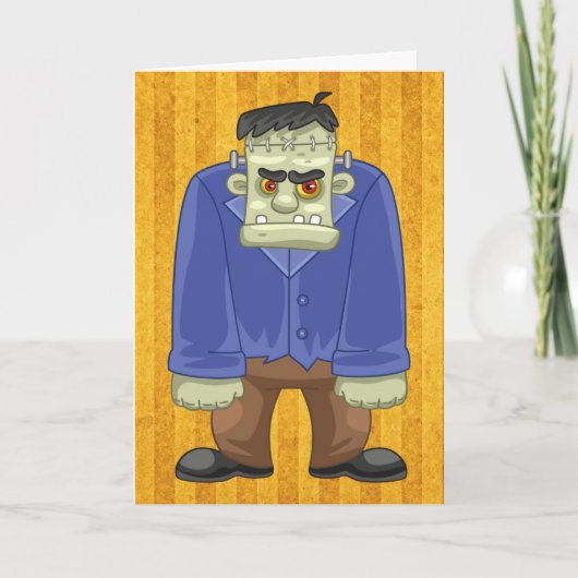 Frankenstein Greeting Card Karte (Vorderseite)