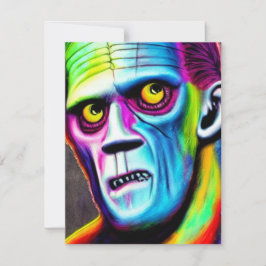 Frankenstein Greeting Card Mitteilungskarte