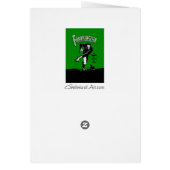 Frankenstein - Grußkarte / Halloween (Hinten)