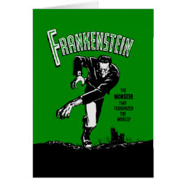 Frankenstein - Grußkarte / Halloween
