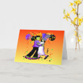 Frankenstein Grußkarten Karte (Gelbe Blume)