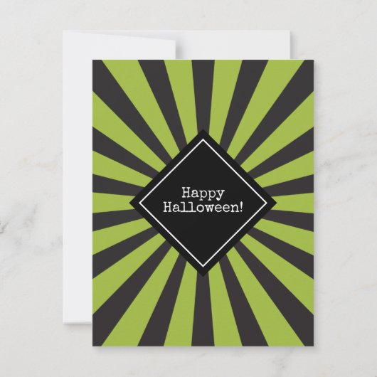 Frankenstein Halloween Card (Rückseite)