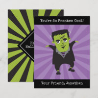 Frankenstein Halloween Card